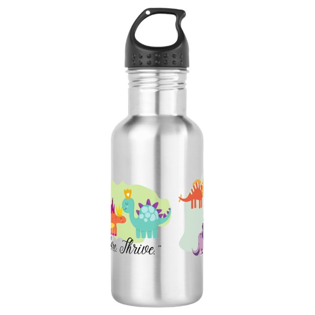 Dinosaur 532 Ml Water Bottle (Front)