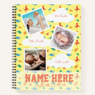 Dinosaur 5th birthday party Milestone Guest Book