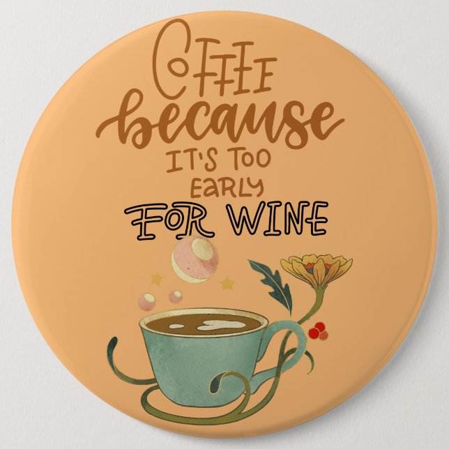 dinosaur 6 cm round badge (Front)