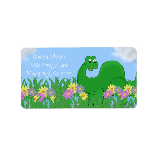 Dinosaur Address Labels (Front)