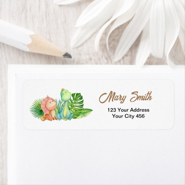Dinosaur Address Labels (Insitu)