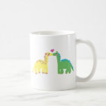 DINOsaur and a GIRAFFE Coffee Mug<br><div class="desc">dinosaur and a giraffe fall in love</div>