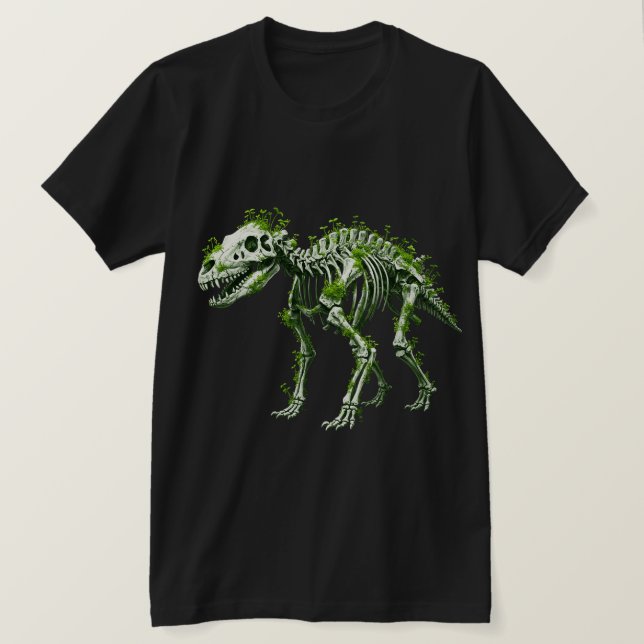 Dinosaur and the environment T-Shirt (Design Front)