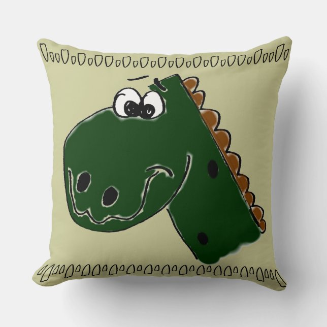 Dinosaur Animated Character Cushion (Front)
