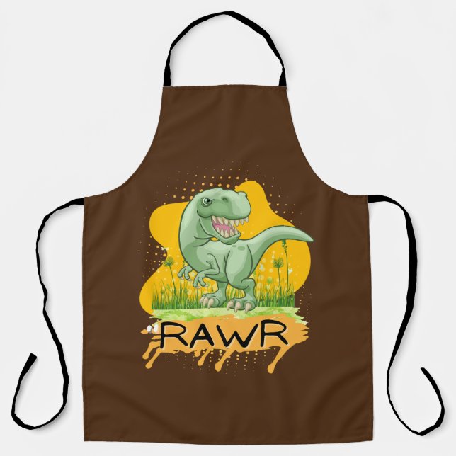dinosaur apron (Front)