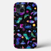 Dinosaur Astronauts In Outer Space Kids Dino