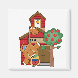 Dinosaur at School t-shirts and Gifts Magnet