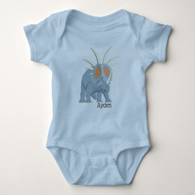 Dinosaur Baby Bodysuit (Front)