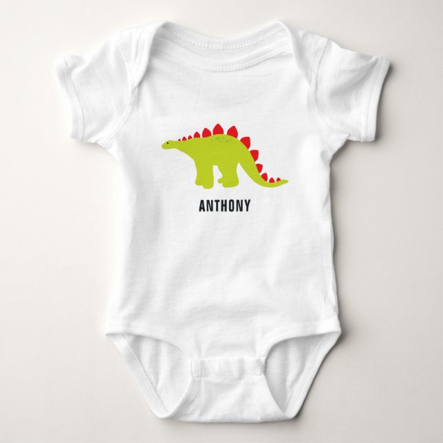 Dinosaur Baby Bodysuit (Front)