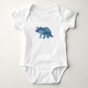Dinosaur Baby Bodysuit Triceratops