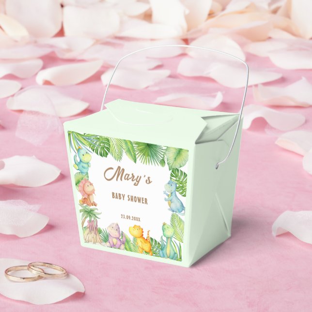 Dinosaur Baby Favour Box (Wedding)