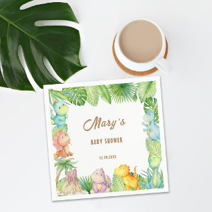 Dinosaur Baby Napkin