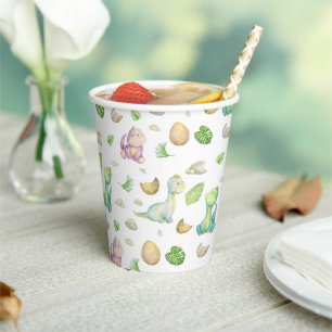 Dinosaur Baby Paper Cups