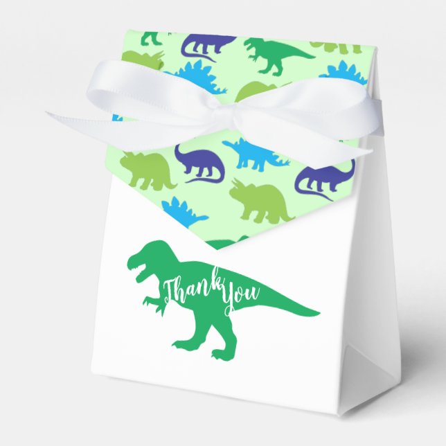 Dinosaur Baby Shower Favour Box (Front Side)