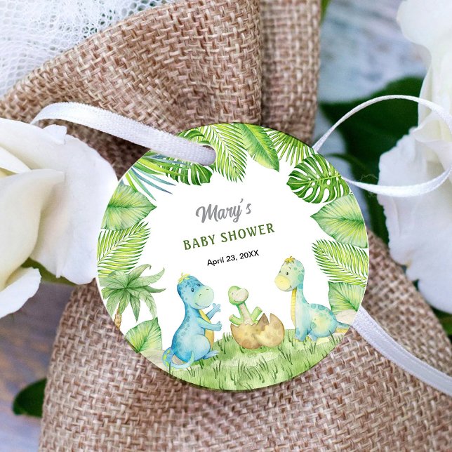 Dinosaur Baby Shower  Favour Tags (Creator Uploaded)