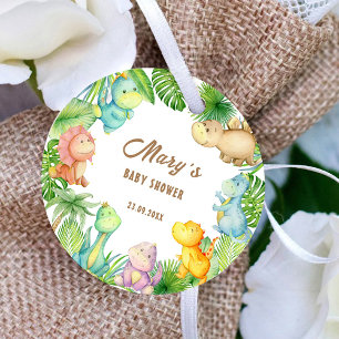Dinosaur Baby Shower Favour Tags