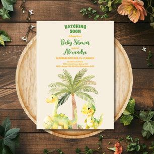 Dinosaur Baby Shower Invitation