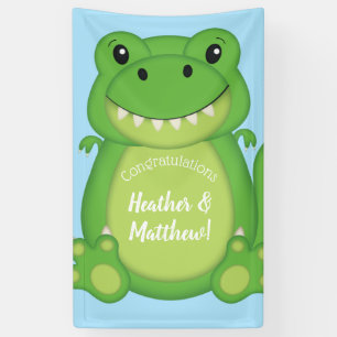 Dinosaur Baby Shower T-Rex Banner