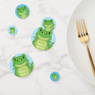 Dinosaur Baby Shower T-Rex Confetti