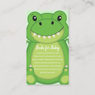 Dinosaur Baby Shower T-Rex Enclosure Card