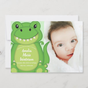 Dinosaur Baby Shower T-Rex  Invitation