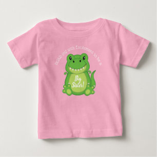 Dinosaur Baby Shower T-Rex Pink Girl T-Shirt