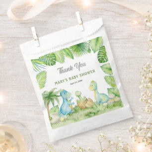 Dinosaur Baby Shower Thank You Favour Bags