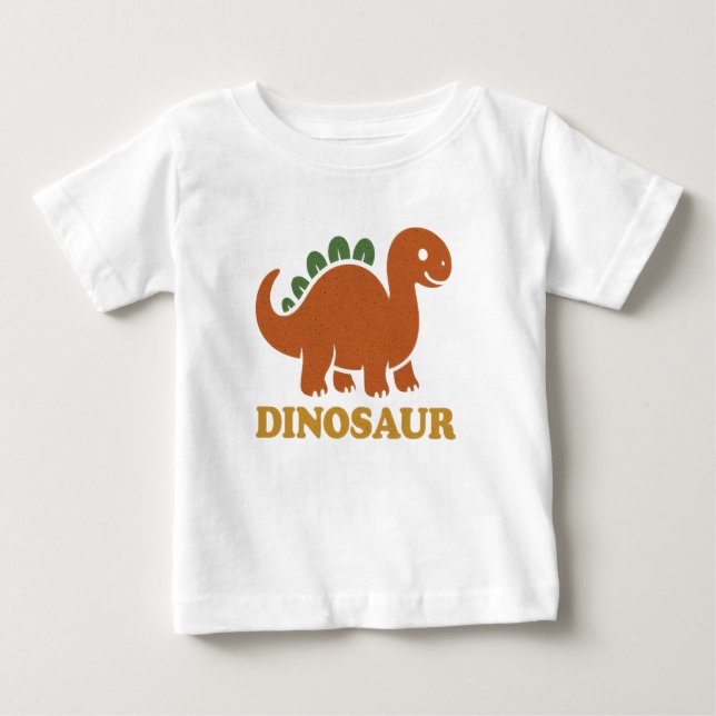 Dinosaur! Baby T-Shirt (Front)