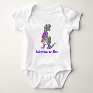 Dinosaur Babysaurus Rex New Baby Baby Bodysuit