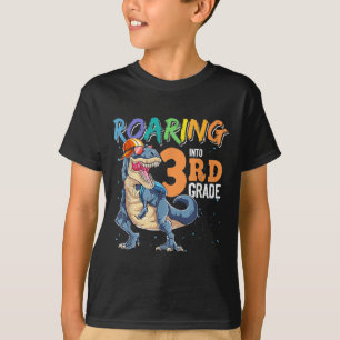 Dinosaur Back To School Im Ready To Crush 3rd Grad T-Shirt