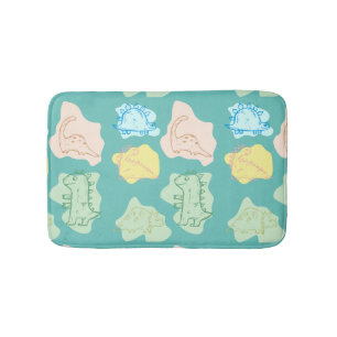 dinosaur bath mat