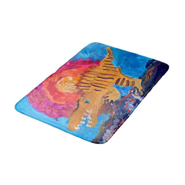 Dinosaur Bath Mat (Angled)
