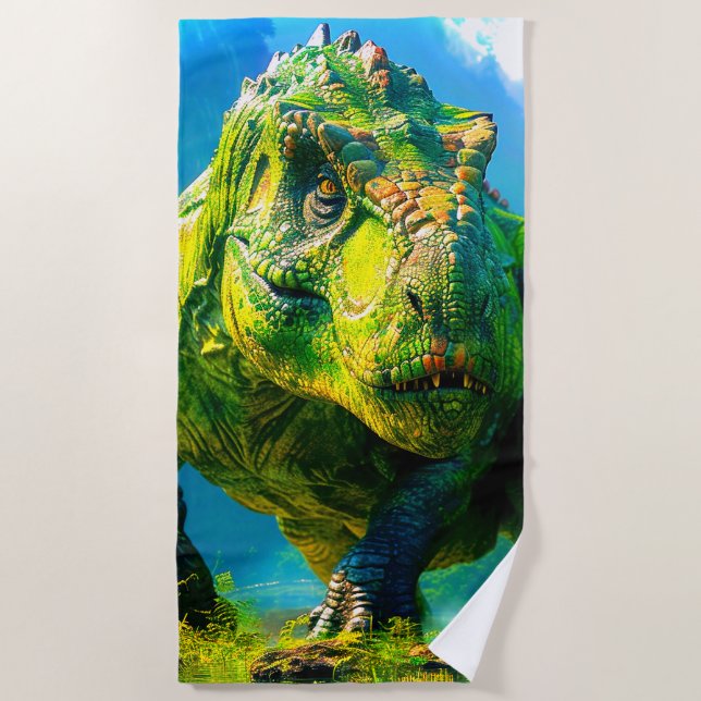 Dinosaur Beach Towel (Front)