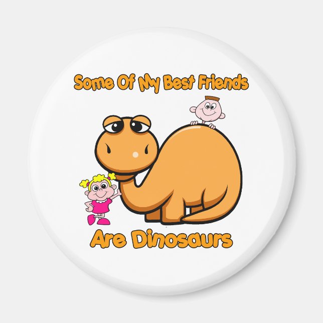 Dinosaur Best Friends Magnet (Front)