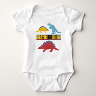 Dinosaur Big Brother Baby Bodysuit