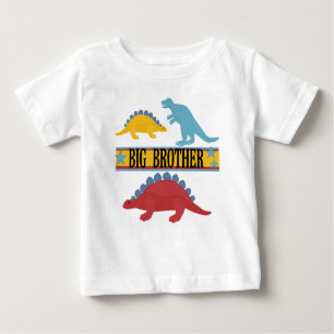 Dinosaur Big Brother Baby T-Shirt