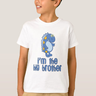 dinosaur big brother blue T-Shirt
