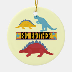 Dinosaur Big Brother Ceramic Tree Decoration