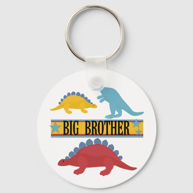 Dinosaur Big Brother Key Ring (Front)