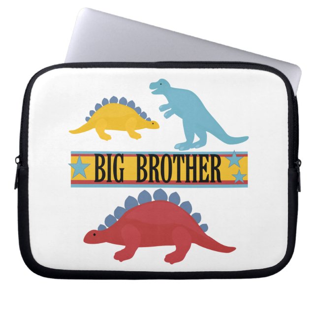 Dinosaur Big Brother Laptop Sleeve (Front)