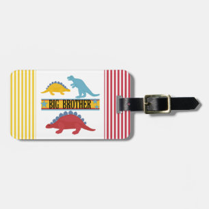 Dinosaur Big Brother Luggage Tag
