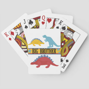Dinosaur Big Brother Playing Cards