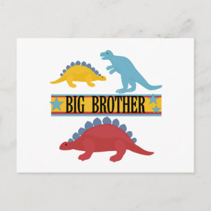 Dinosaur Big Brother Postcard