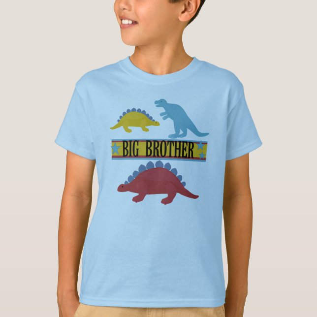 Dinosaur Big Brother T-Shirt (Front)