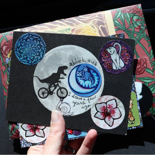 Dinosaur Bike and moon retro 80s Dino Invitation (Creator Uploaded)