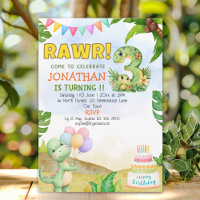 Dinosaur Birthday 3 for Boys | Rawr Dino party