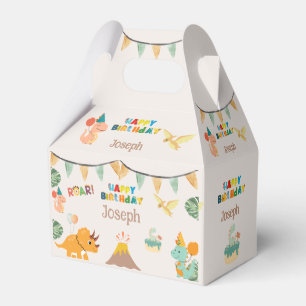 Dinosaur Birthday Boxe – Custom Name Favour Box