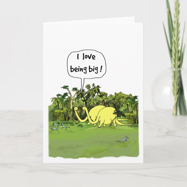 Dinosaur Birthday Card (Front)