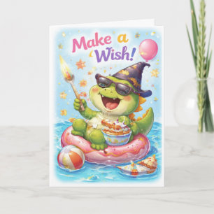 Dinosaur Birthday Card – ‘Time to Party Like Dino