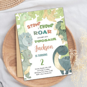 Dinosaur Birthday Cards